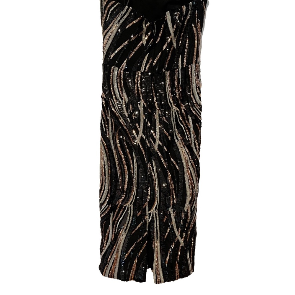 Dress The Population Claire Sequin Midi Sheath Dress - Picture 4 of 5
